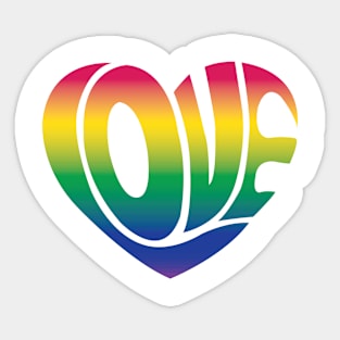 Pride and Love Sticker